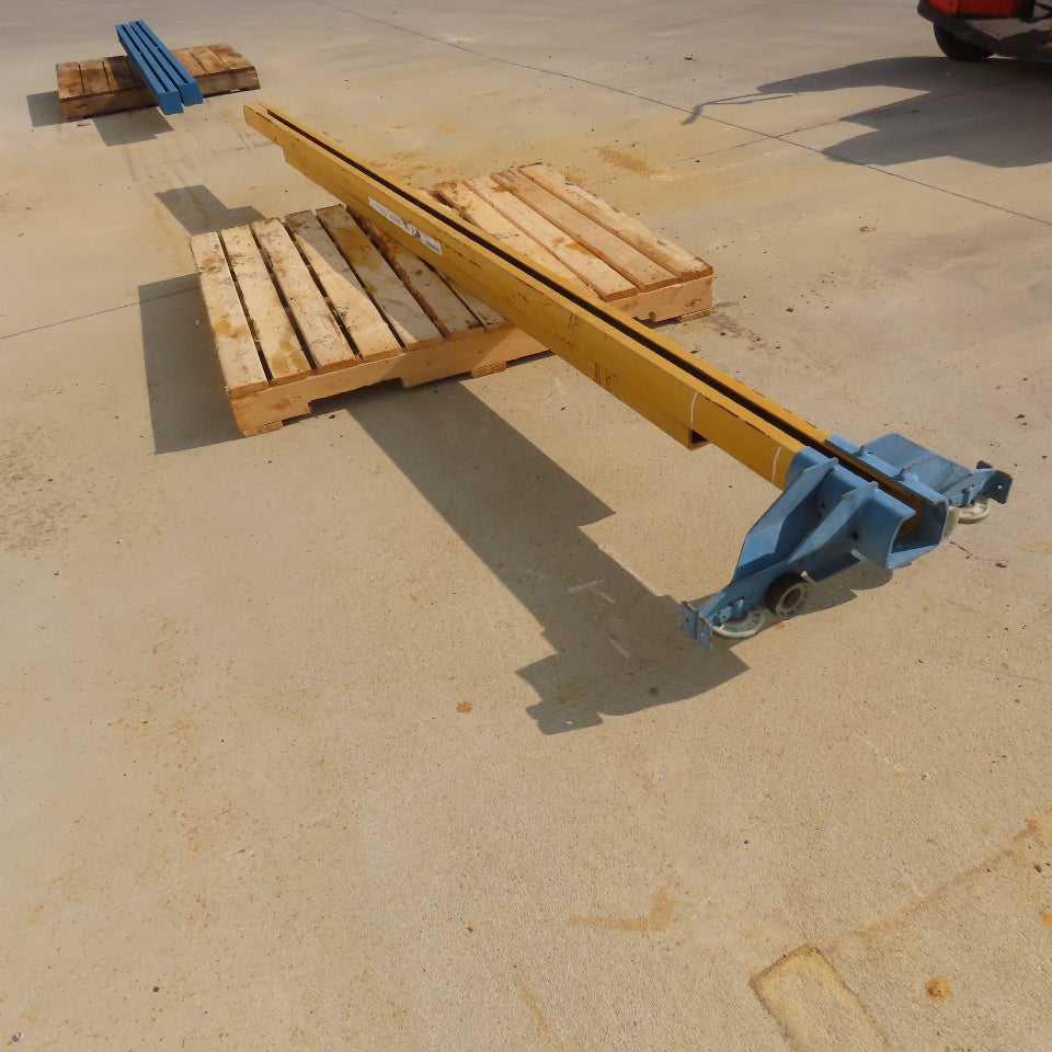 Gorbel 11' Crane Bridge Beam For 3" Monorail 10'6" Travel One Truck