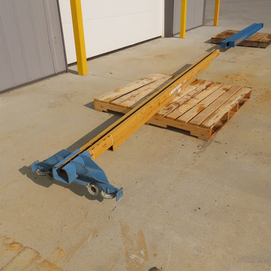 Gorbel 11' Crane Bridge Beam For 3" Monorail 10'6" Travel One Truck