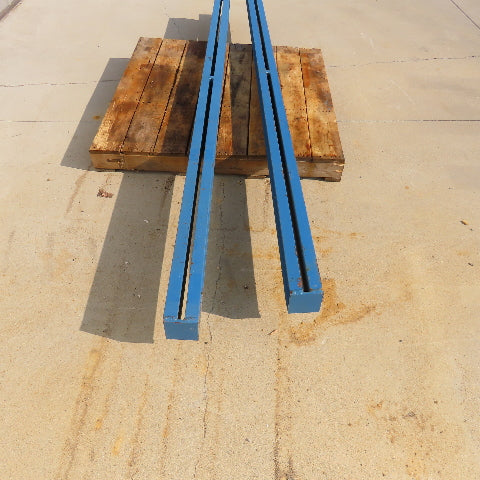 3-3/4" x 4" Free Standing Workstation Header Weldment Support Beams 105" Lot/ 2