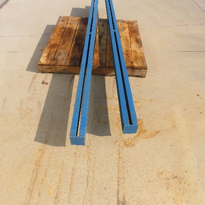 3-3/4" x 4" Free Standing Workstation Header Weldment Support Beams 105" Lot/ 2