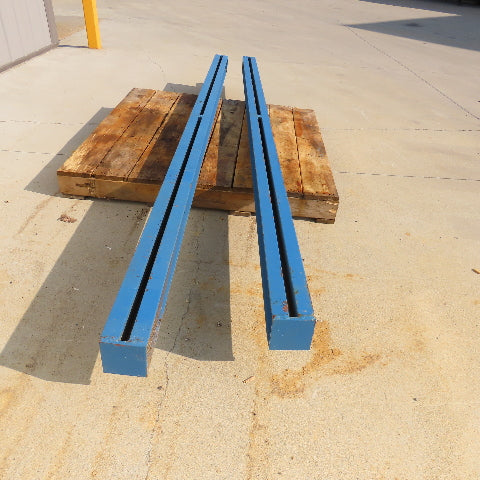 3-3/4" x 4" Free Standing Workstation Header Weldment Support Beams 105" Lot/ 2