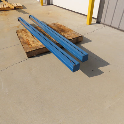 3-3/4" x 4" Free Standing Workstation Header Weldment Support Beams 105" Lot/ 2