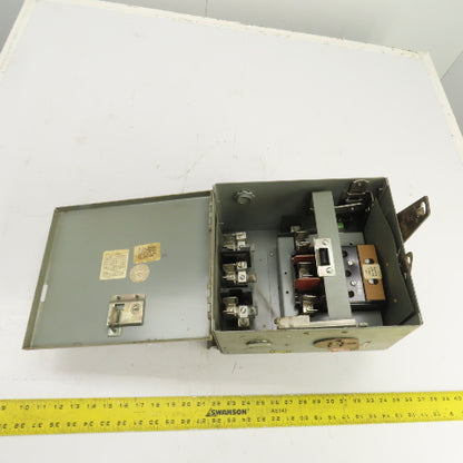 General Electric AC1462R 60A Fusible Busway Plug Switch 3PH 4W 600V Max