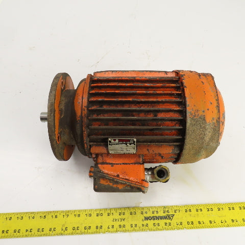 Isgev AS 100 LA 4 3.6CV Electric Motor 1730RPM 460V 3PH (Bad Bearings)