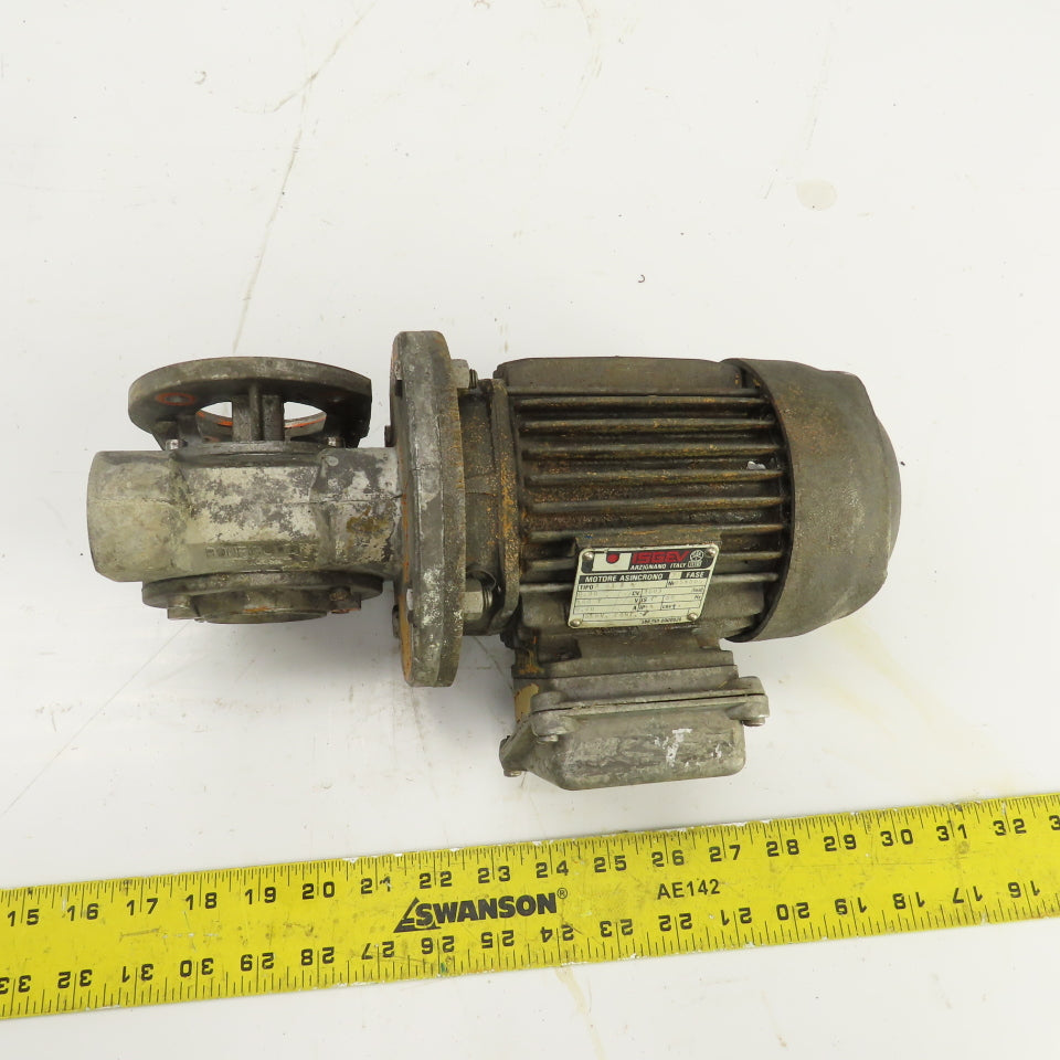 Isgev A63B4 0.30CV Right Hand Gear Reducer 20:1 Ratio 80RPM Output 460V 3PH