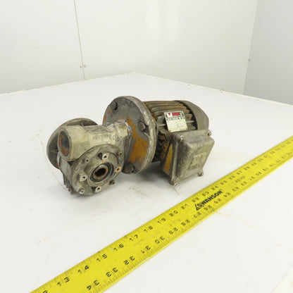Isgev A63B4 0.30CV Right Hand Gear Reducer 20:1 Ratio 80RPM Output 460V 3PH