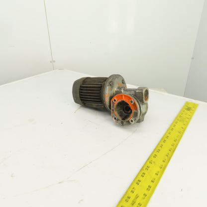 Isgev A63B4 0.30CV Right Hand Gear Reducer 20:1 Ratio 80RPM Output 460V 3PH