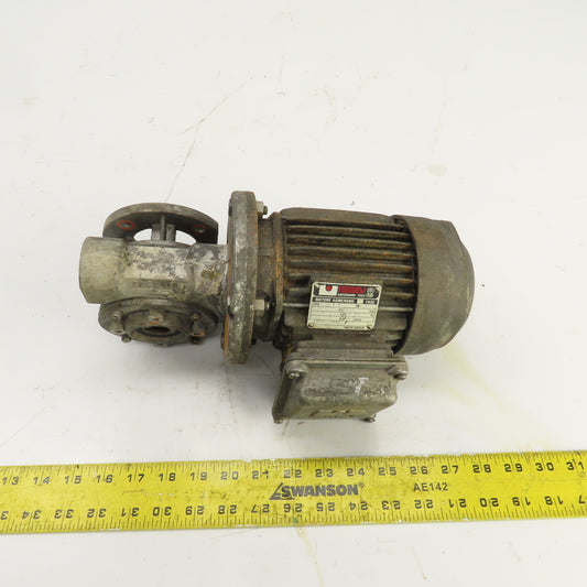 Isgev A63B4 0.30CV Right Hand Gear Reducer 20:1 Ratio 80RPM Output 460V 3PH