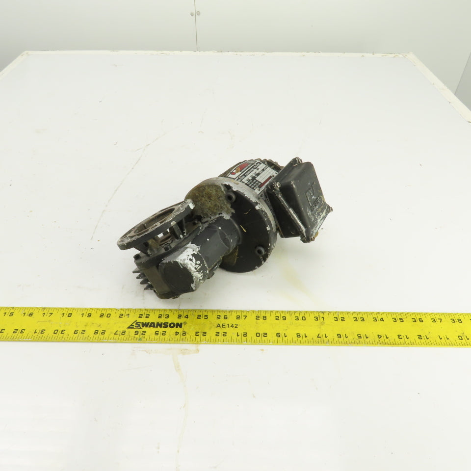 Isgev AES63B4 0.18/0.22kW Right Hand Gear Reducer 22/26RPM Output 230/460V 3PH