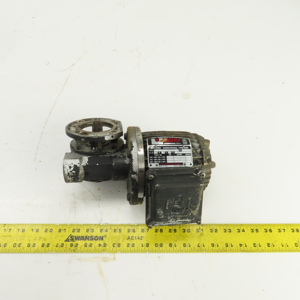 Isgev AES63B4 0.18/0.22kW Right Hand Gear Reducer 22/26RPM Output 230/460V 3PH