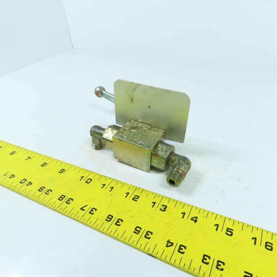 GE2 2111AB G 1/4" Manual High Pressure Ball Valve