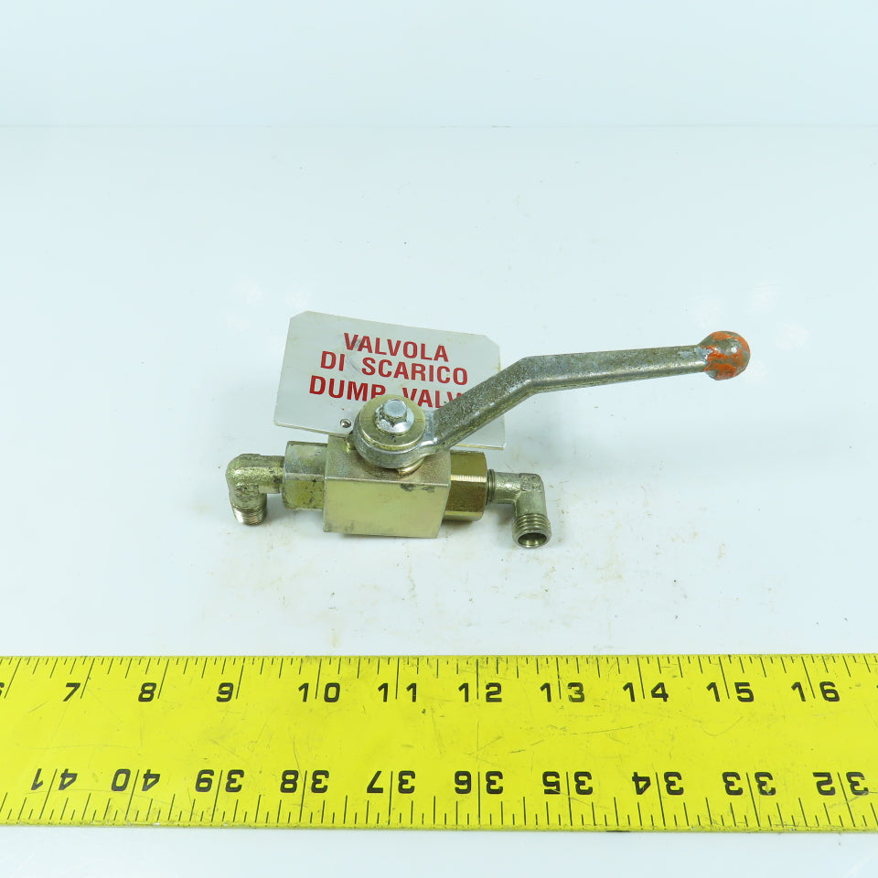 GE2 2111AB G 1/4" Manual High Pressure Ball Valve