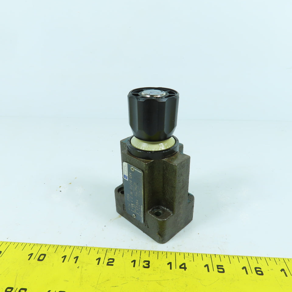 Rexroth 2 FRM 6 B 36-31/16 QRV 2-Way Flow Control Valve NO KEY