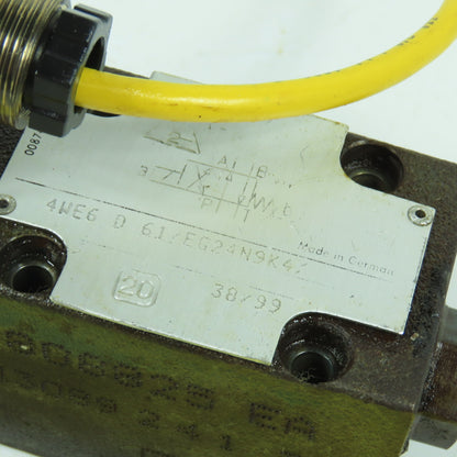 Rexroth 4WEG D 61/EG24N9K4 4/2 Way Hydraulic Directional Control Valve 24VDC