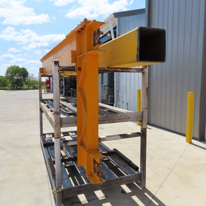 2 Ton Capacity Free Standing Jib Crane 270° 11'6" Swing 9' Travel 11' Head Room
