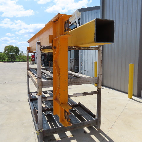 2 Ton Capacity Free Standing Jib Crane 270° 11'6" Swing 9' Travel 11' Head Room