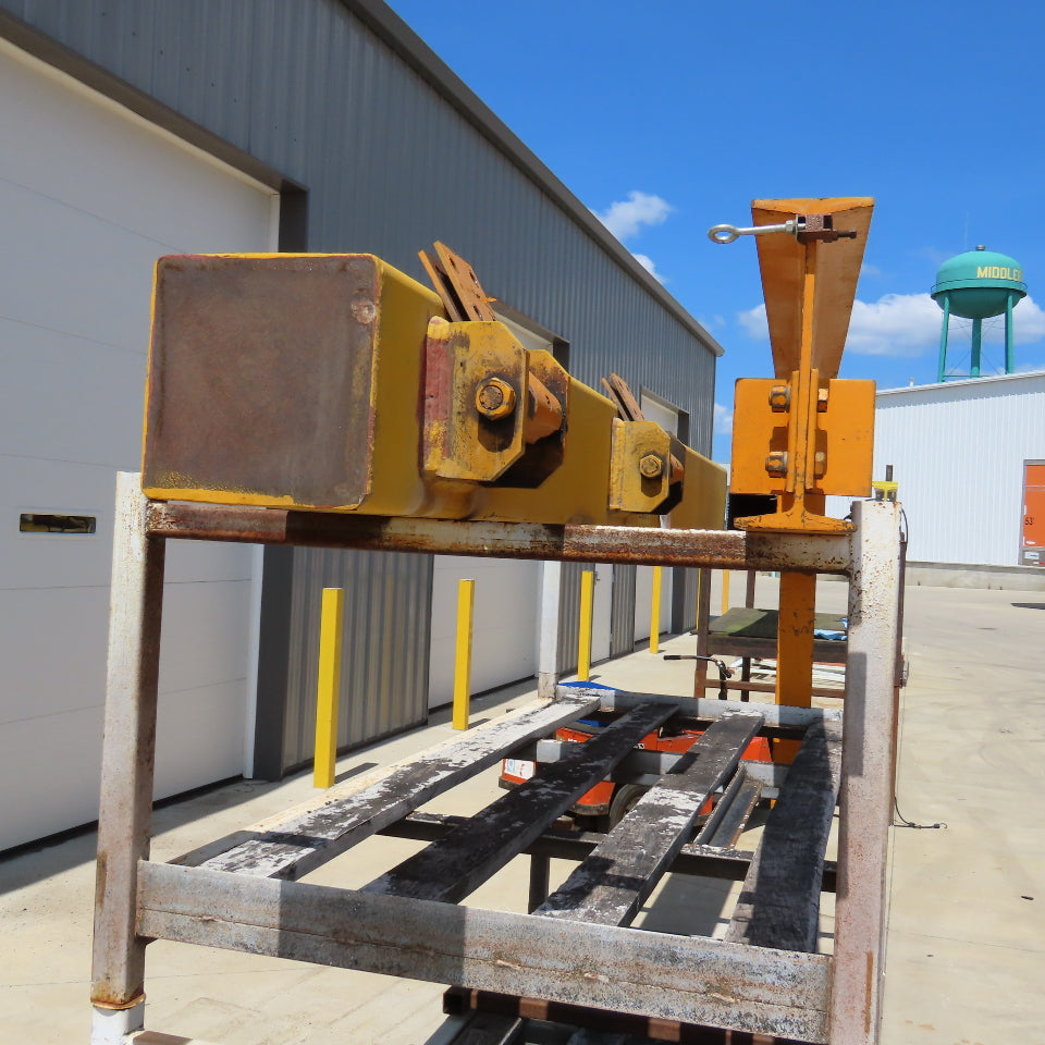 2 Ton Capacity Free Standing Jib Crane 270° 11'6" Swing 9' Travel 11' Head Room