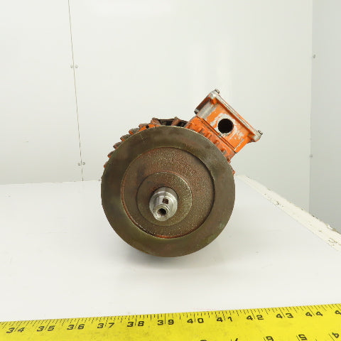Isgev AS90L2 3CV AC Electric Motor 3400RPM 460V 3PH 4.5A Tapered Shaft