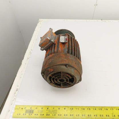 Isgev AS90L2 3CV AC Electric Motor 3400RPM 460V 3PH 4.5A Tapered Shaft