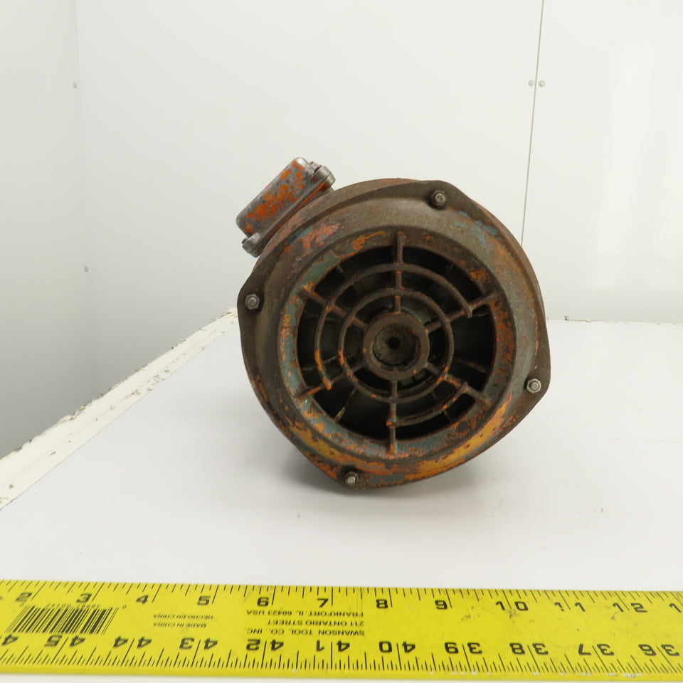 Isgev AS90L2 3CV AC Electric Motor 3400RPM 460V 3PH 4.5A Tapered Shaft