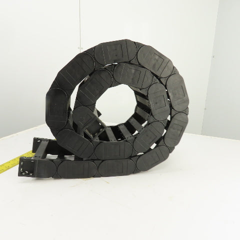 Igus 380.01 88" OAL Feed Thru Cable Carrier Energy Chain 6-3/4" x 1-1/2" ID