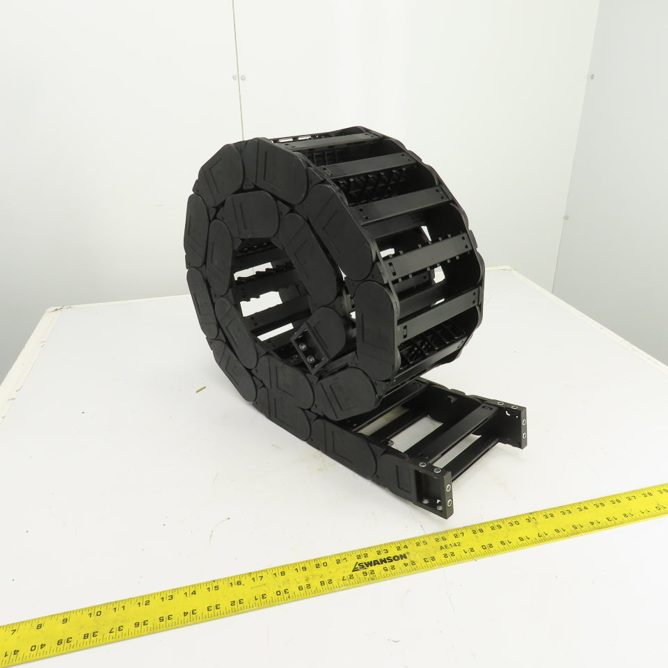 Igus 380.01 88" OAL Feed Thru Cable Carrier Energy Chain 6-3/4" x 1-1/2" ID