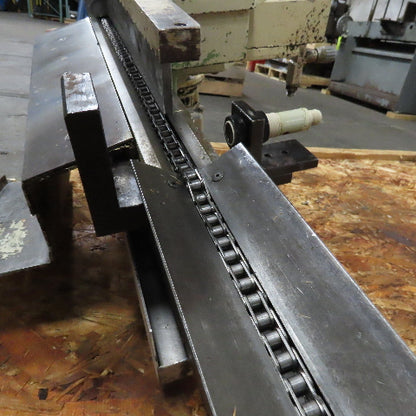 1/2" x 73" Chain End Finishing Cut Off Scrap Kick Off Conveyor 480V .22kW 70FPM