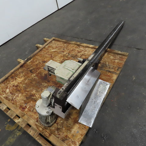 1/2" x 73" Chain End Finishing Cut Off Scrap Kick Off Conveyor 480V .22kW 70FPM