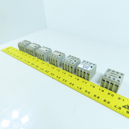 Allen Bradley 100-F Ser A A40 Auxiliary Contact Block 600V AC Max 10A Lot Of 7