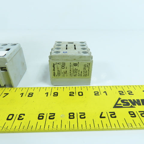 Allen Bradley 100-F Ser A A40 Auxiliary Contact Block 600V AC Max 10A Lot Of 7