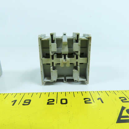 Allen Bradley 100-F Ser A A40 Auxiliary Contact Block 600V AC Max 10A Lot Of 7