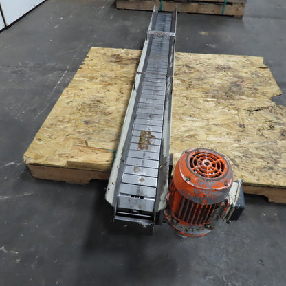 5" x 75" Table Top Powered Small Parts Conveyor 460V .6kW 41.5FPM