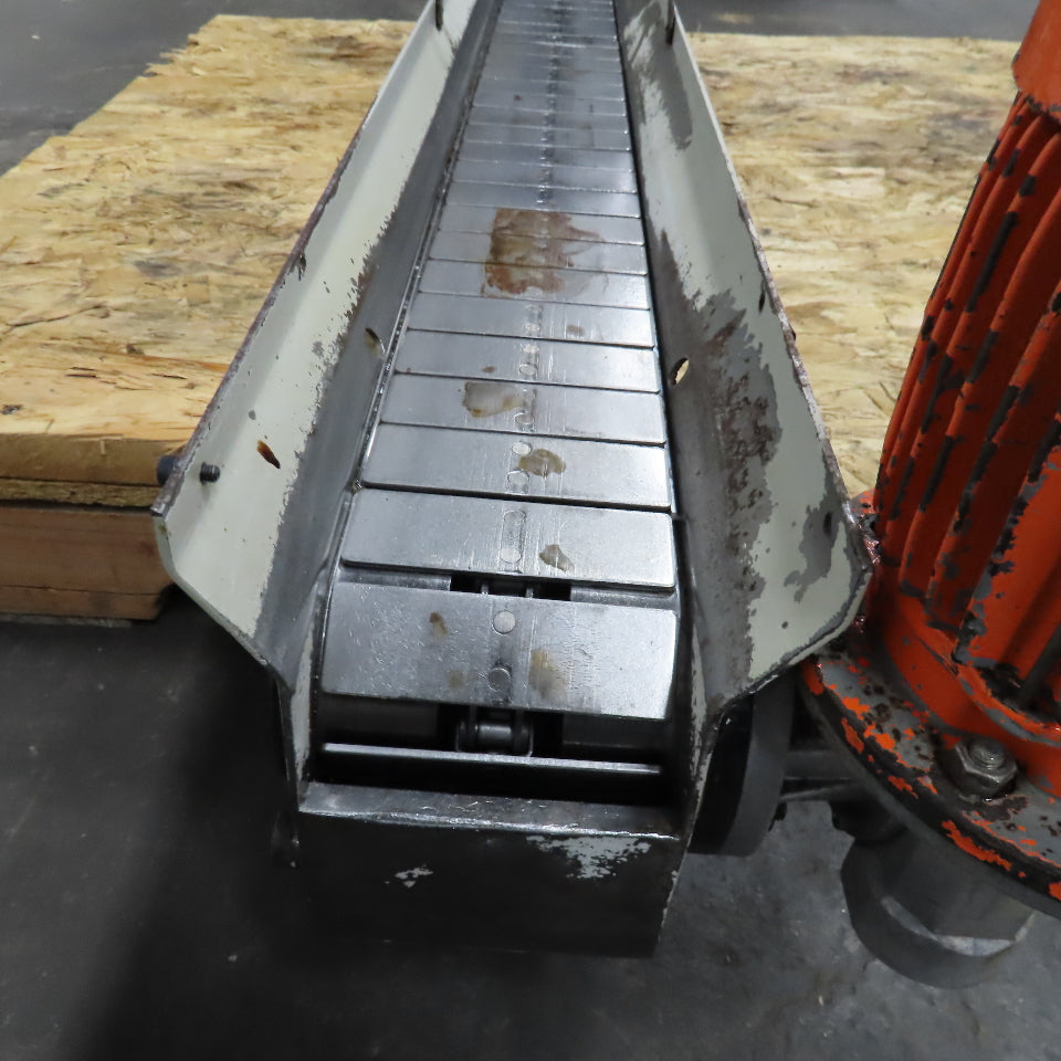 5" x 75" Table Top Powered Small Parts Conveyor 460V .6kW 41.5FPM