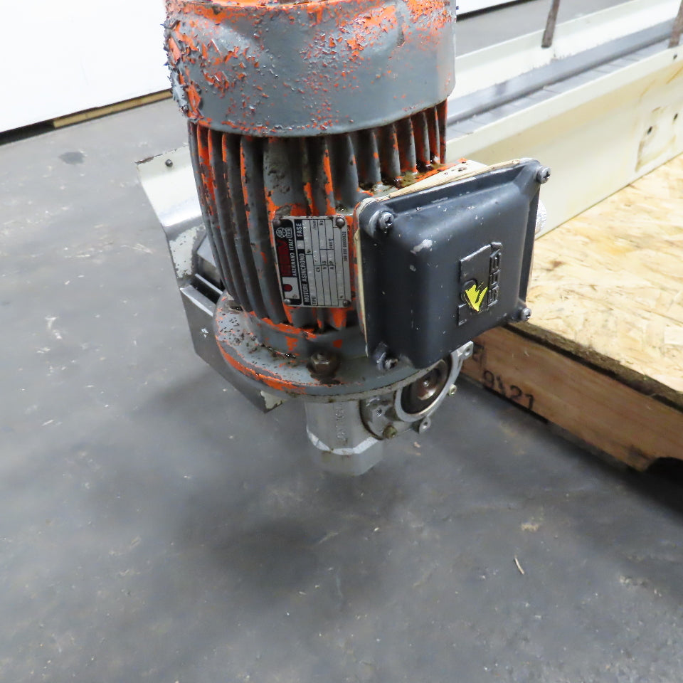 5" x 75" Table Top Powered Small Parts Conveyor 460V .6kW 41.5FPM
