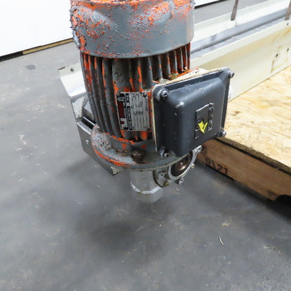 5" x 75" Table Top Powered Small Parts Conveyor 460V .6kW 41.5FPM