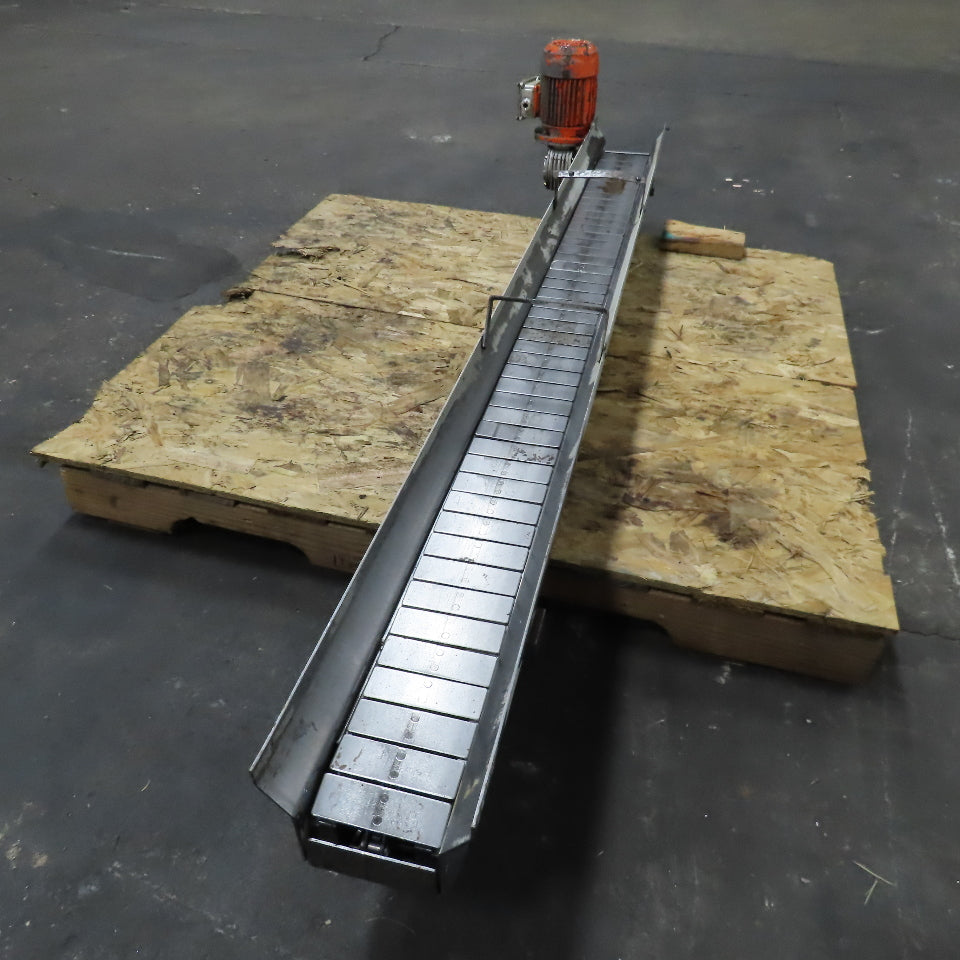5" x 75" Table Top Powered Small Parts Conveyor 460V .6kW 41.5FPM