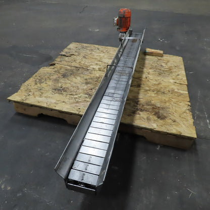 5" x 75" Table Top Powered Small Parts Conveyor 460V .6kW 41.5FPM