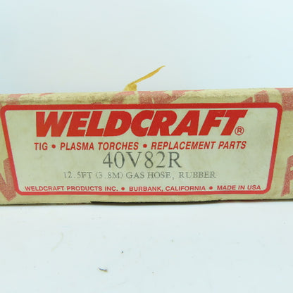 Weldcraft 40V82R 12.5' Rubber Gas Hose For WP 12, 27A, 27B Torch