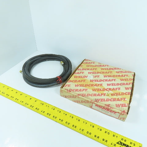 Weldcraft 40V82R 12.5' Rubber Gas Hose For WP 12, 27A, 27B Torch