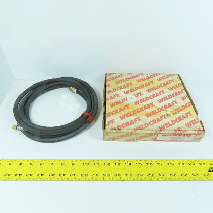 Weldcraft 40V82R 12.5' Rubber Gas Hose For WP 12, 27A, 27B Torch