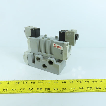 Parker H26VXBG023C 3 Position Pneumatic Solenoid Valve 145PSI 120V Coil