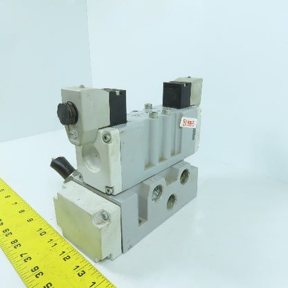 Parker H26VXBG023C 3 Position Pneumatic Solenoid Valve 145PSI 120V Coil