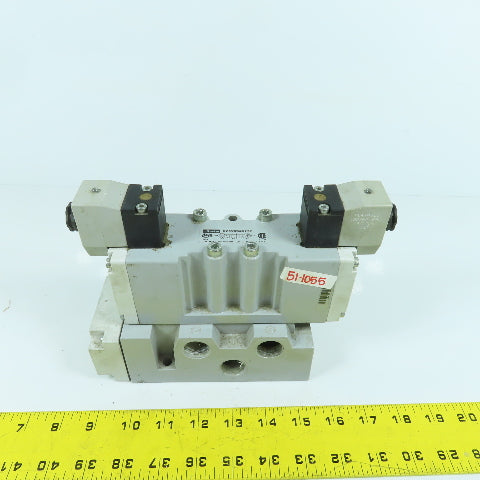 Parker H26VXBG023C 3 Position Pneumatic Solenoid Valve 145PSI 120V Coil