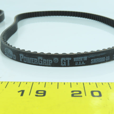 Gates 5MR-600-09 PowerGrip Timing Belt 5mm Pitch 120 Teeth 600mm L Lot Of 4