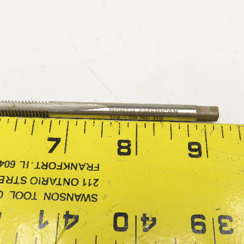 North American GH-3 BX-527018 1/4-20 NC HS Extra Length Thread Tap Spiral Point