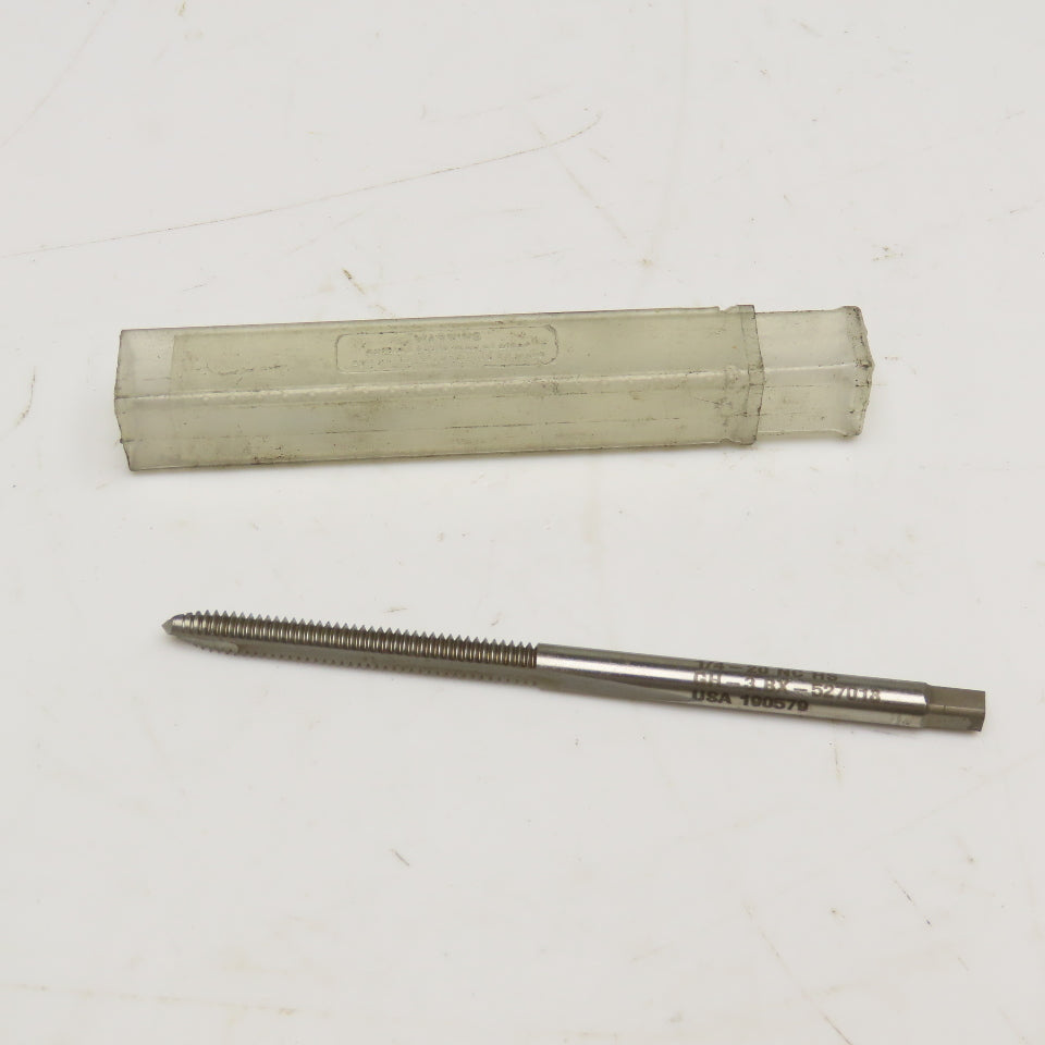 North American GH-3 BX-527018 1/4-20 NC HS Extra Length Thread Tap Spiral Point