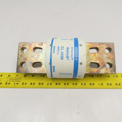 Gould Shawmut CL2500 2500A 600V HRC-L Amp Trap Fuse