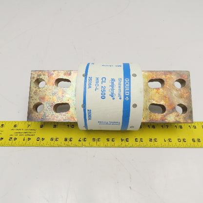 Gould Shawmut CL2500 2500A 600V HRC-L Amp Trap Fuse