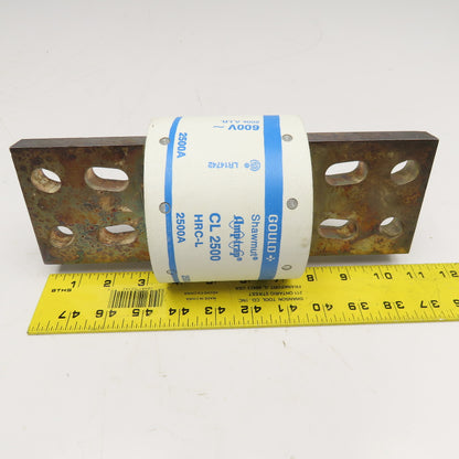 Gould Shawmut CL2500 2500A 600V HRC-L Amp Trap Fuse