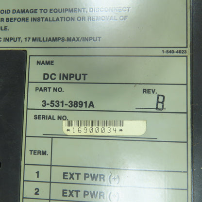 Cincinnati Milacron 3-531-3891A DC Input Module Lot Of 4